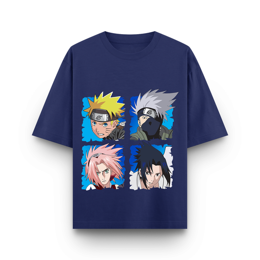 Anime" Oversized T-Shirt for Men & Women | Minimal Typography | Streetwear Style