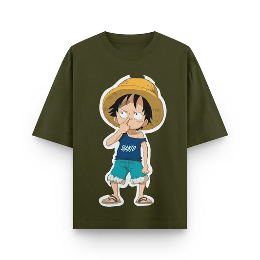 Kicchu " Oversized T-Shirt for Men & Women | Minimal Typography | Streetwear Style